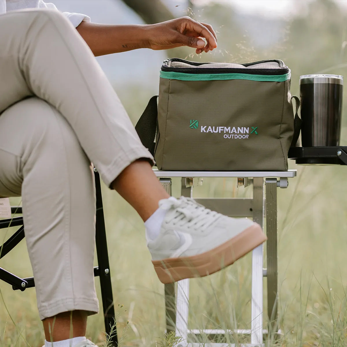 Kaufmann X Afri Canvas Soft Cooler – 6 Can Capacity