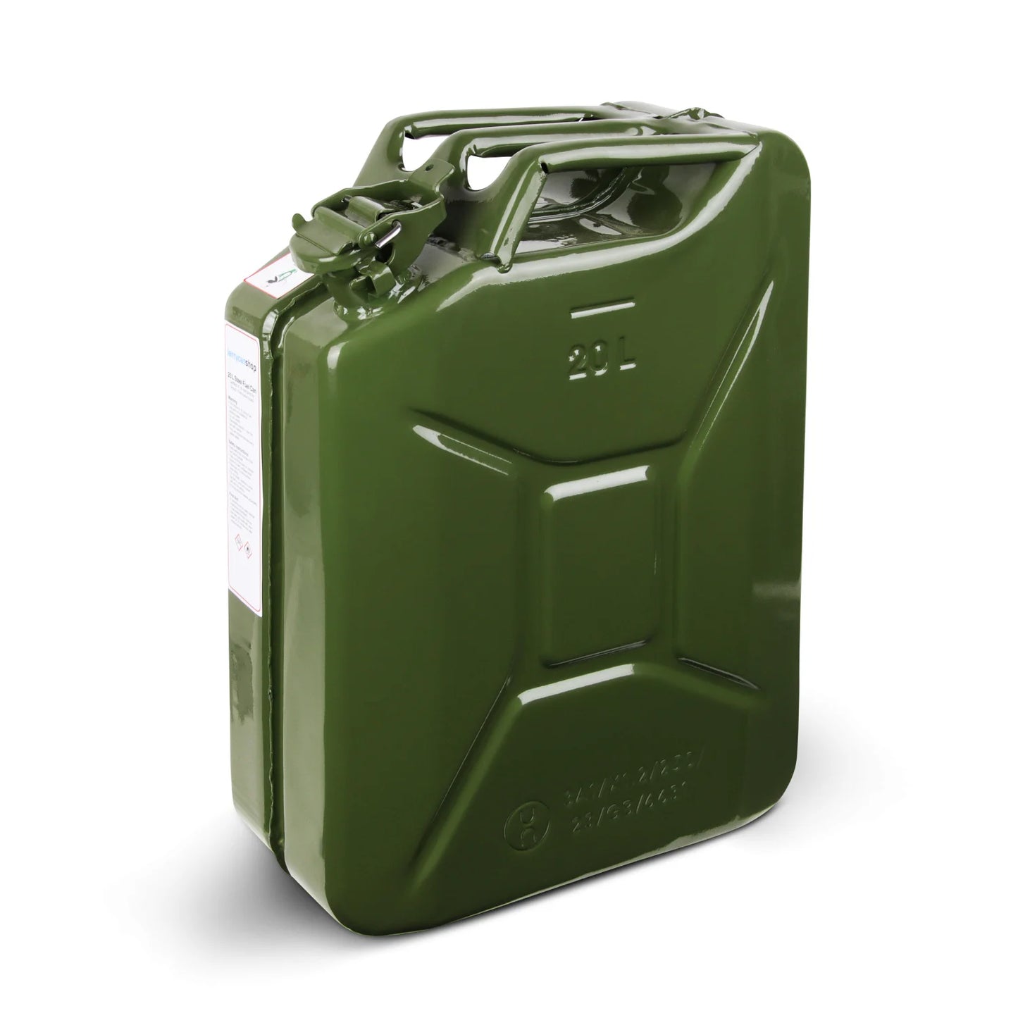 Green Metal Jerry Can - 20 Litre