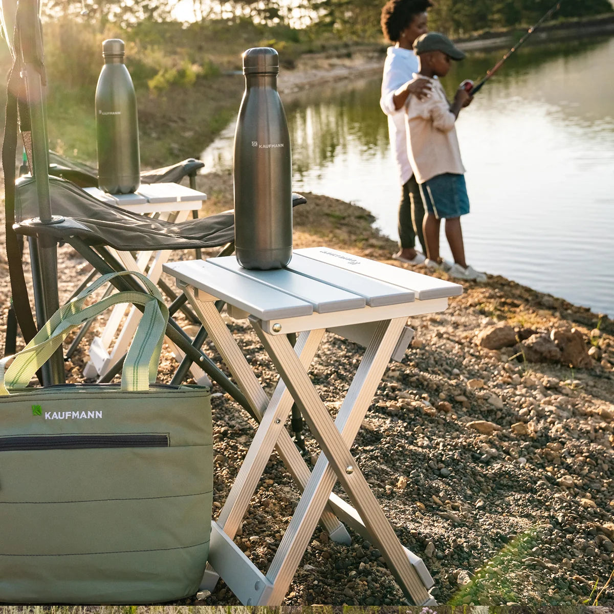 Kaufmann Outdoor Small Aluminium Fold-Up Table