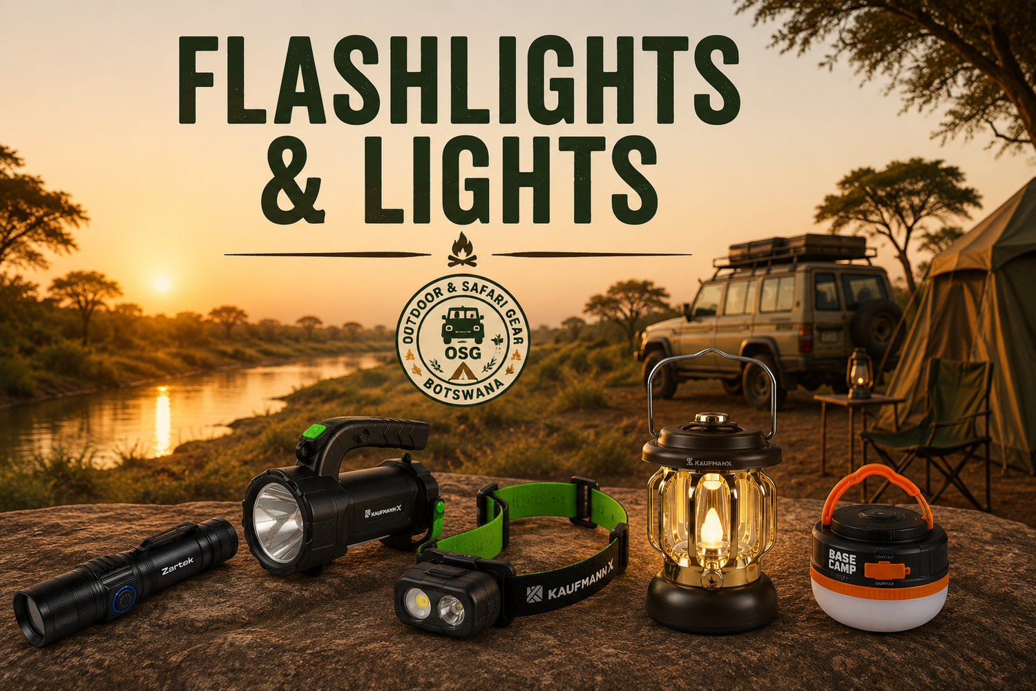 FLASHLIGHTS & LIGHTS