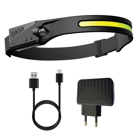 Zartek USB Rechargeable LED Headlamp (350 Lumens)