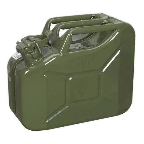 Green Metal Jerry Can - 10 Litre