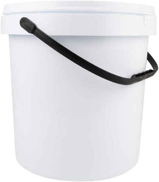 Heavy Duty 20L Plastic Bucket with Tamper-Proof Lid