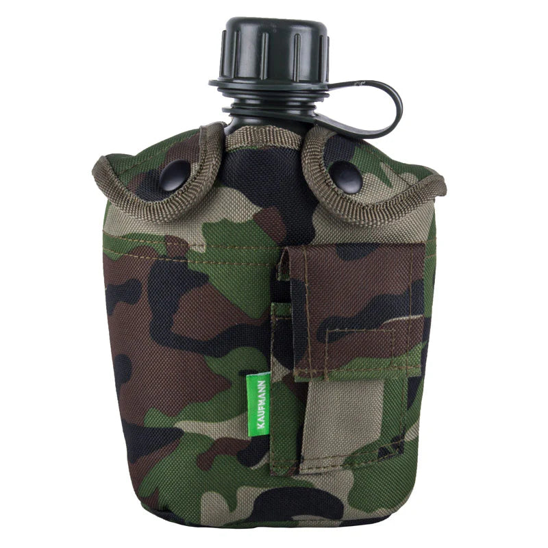 Kaufmann Water Bottle + Camo Cover – 1L