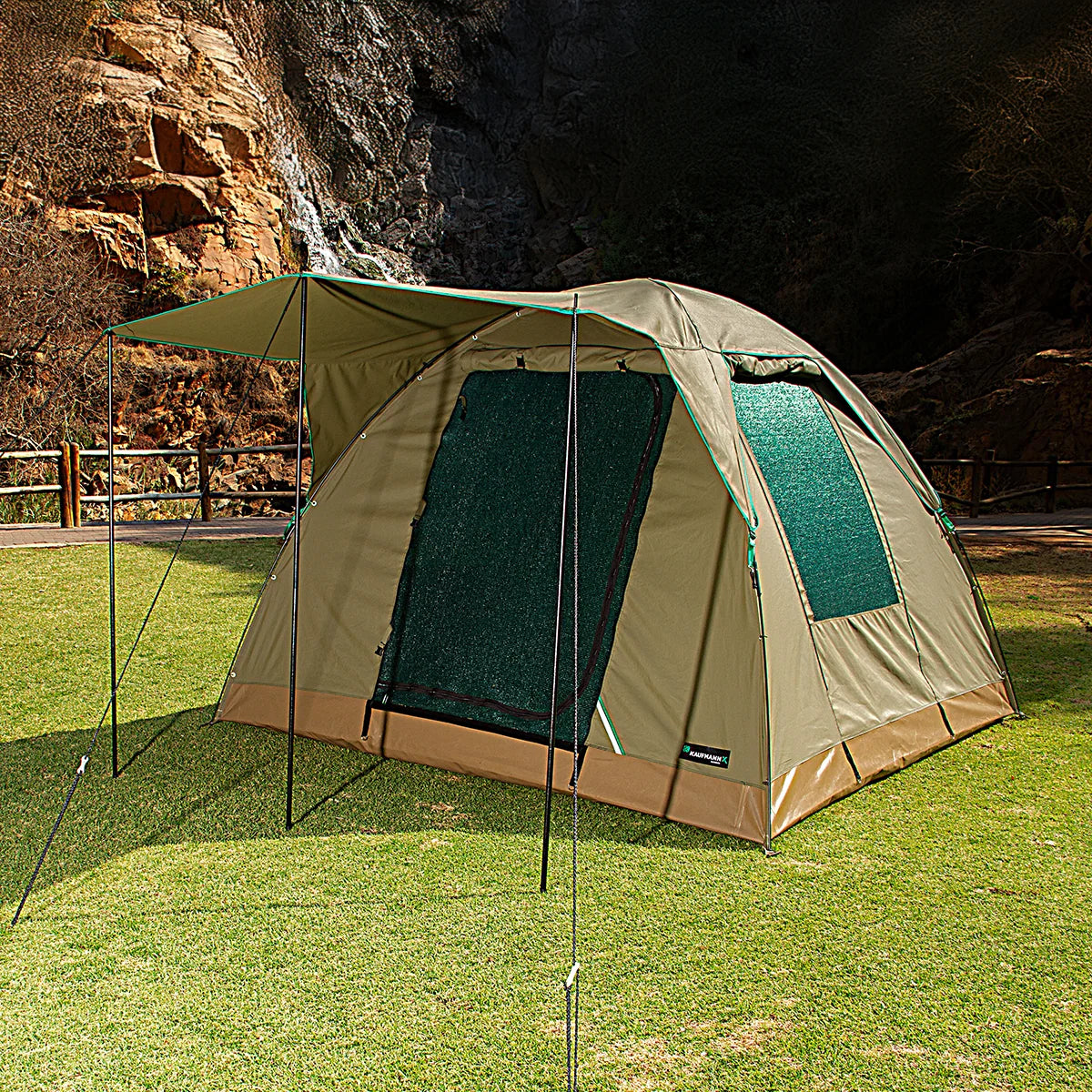 Kaufmann X AFRI Canvas Dome Tent 3 × 3m with Fly Sheet