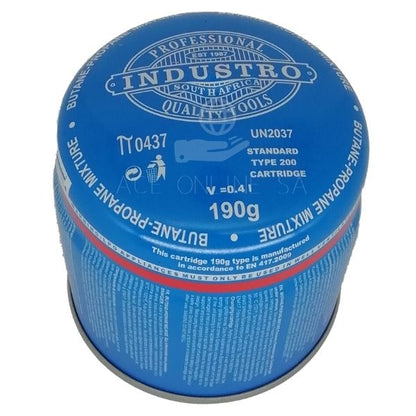 Industro Gas Cartridge – 190g (Butane-Propane Mix)