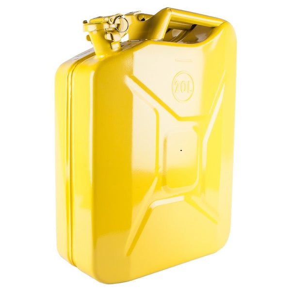 Yellow Metal Jerry Can - 20 Litre